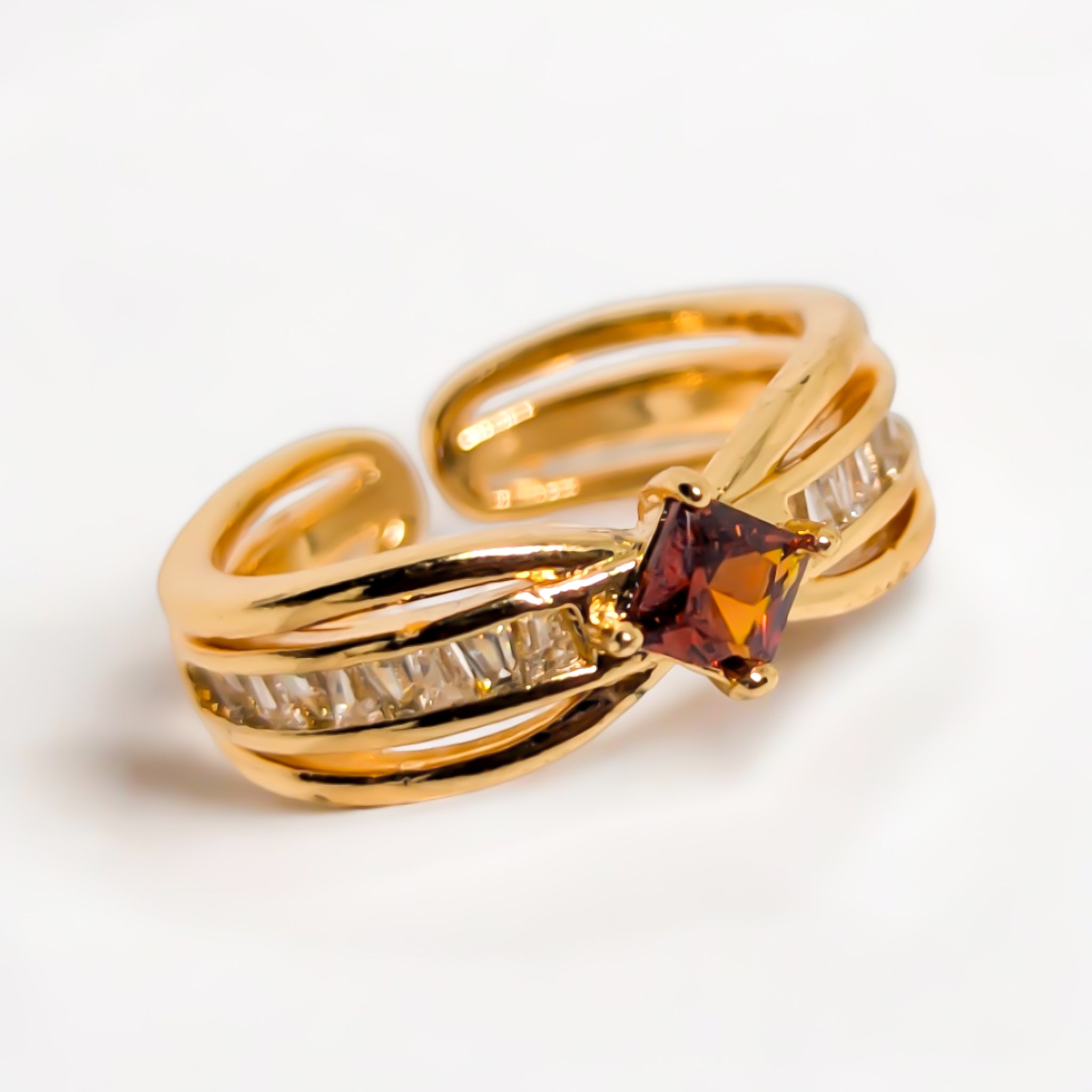 1 K gold adjustable Ring