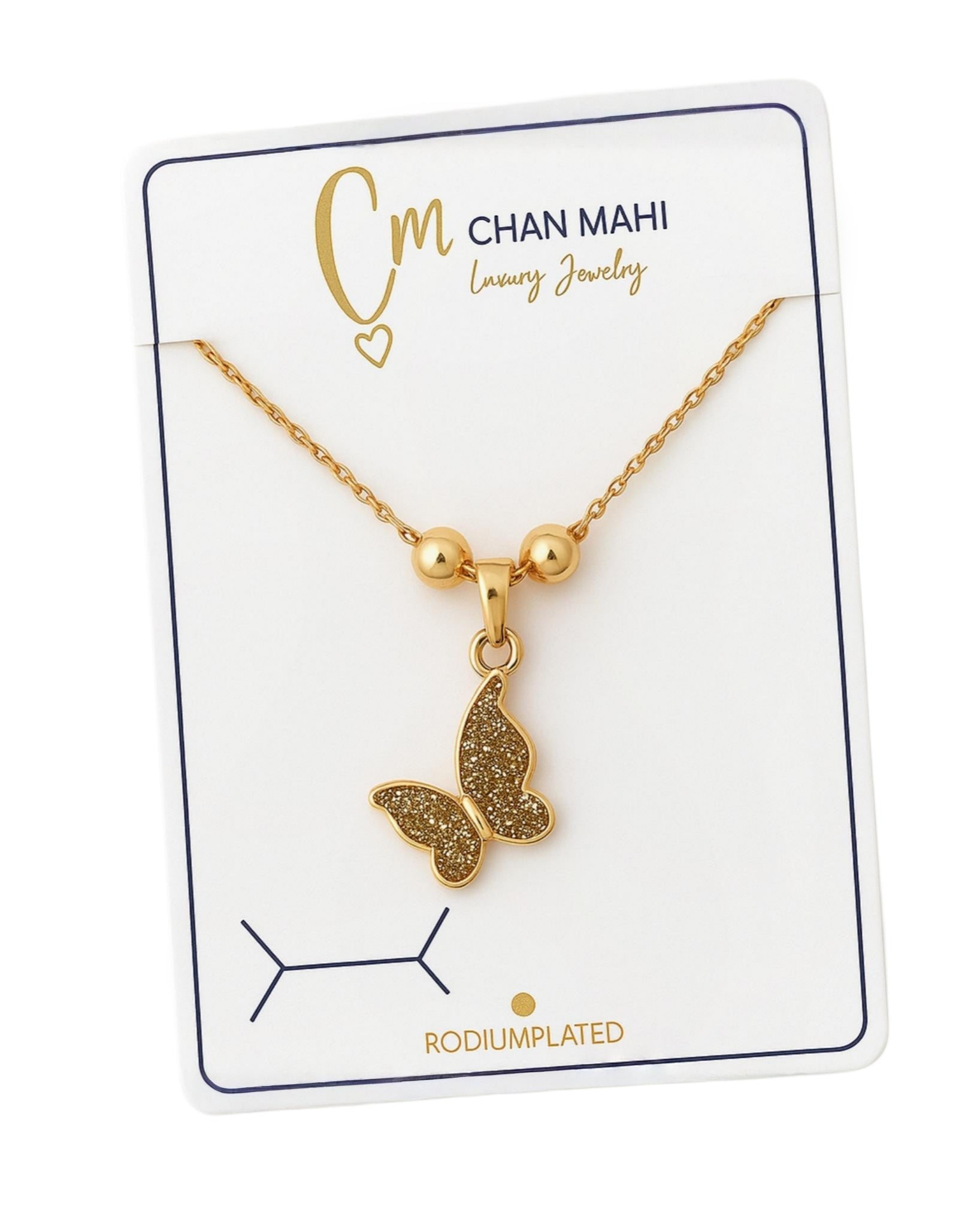 Butterfly 1k Gold Pendant