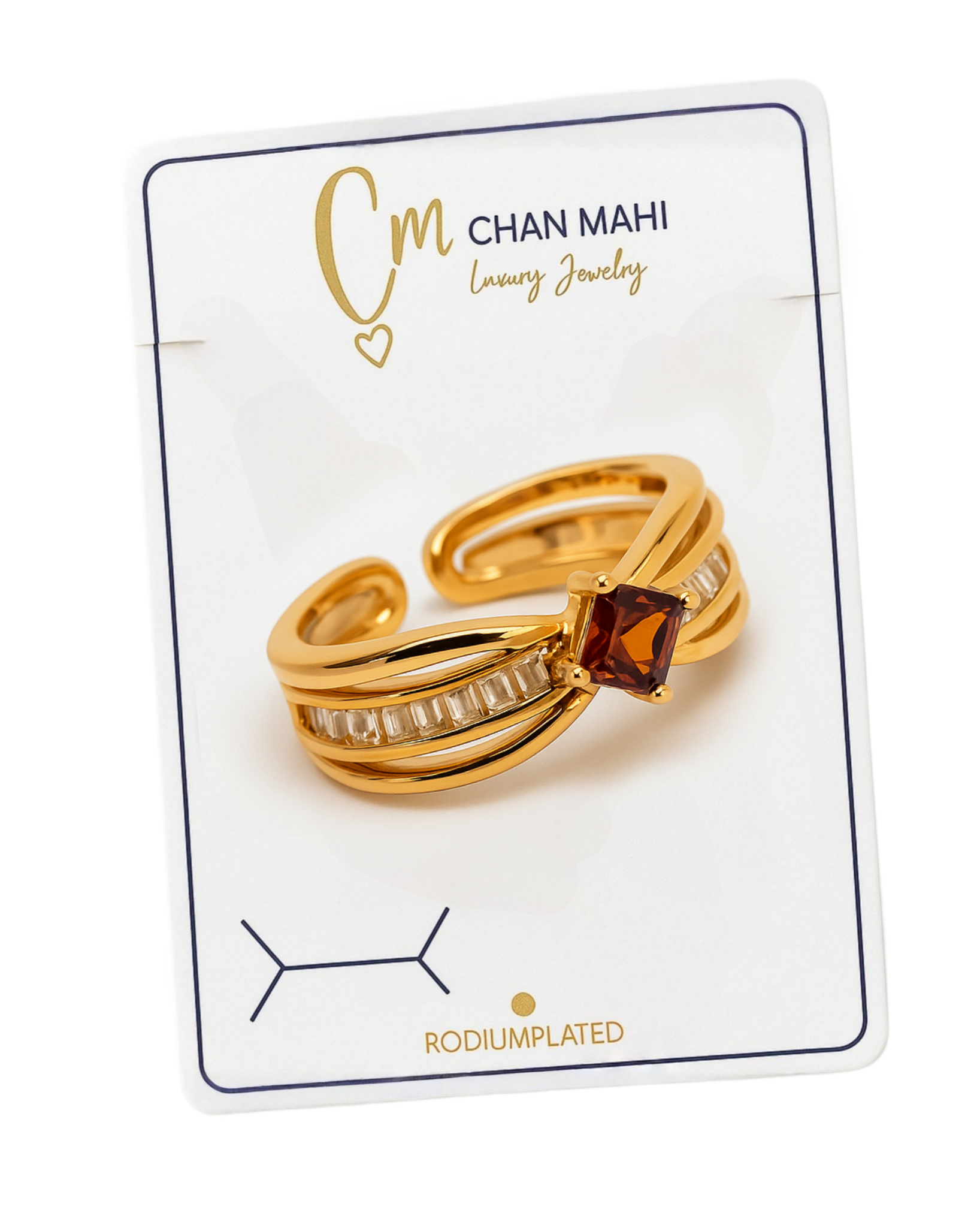 1 K gold adjustable Ring